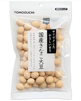 Amazon | 友口 国産きなこ大豆 チャック付袋 405g(135gx3袋